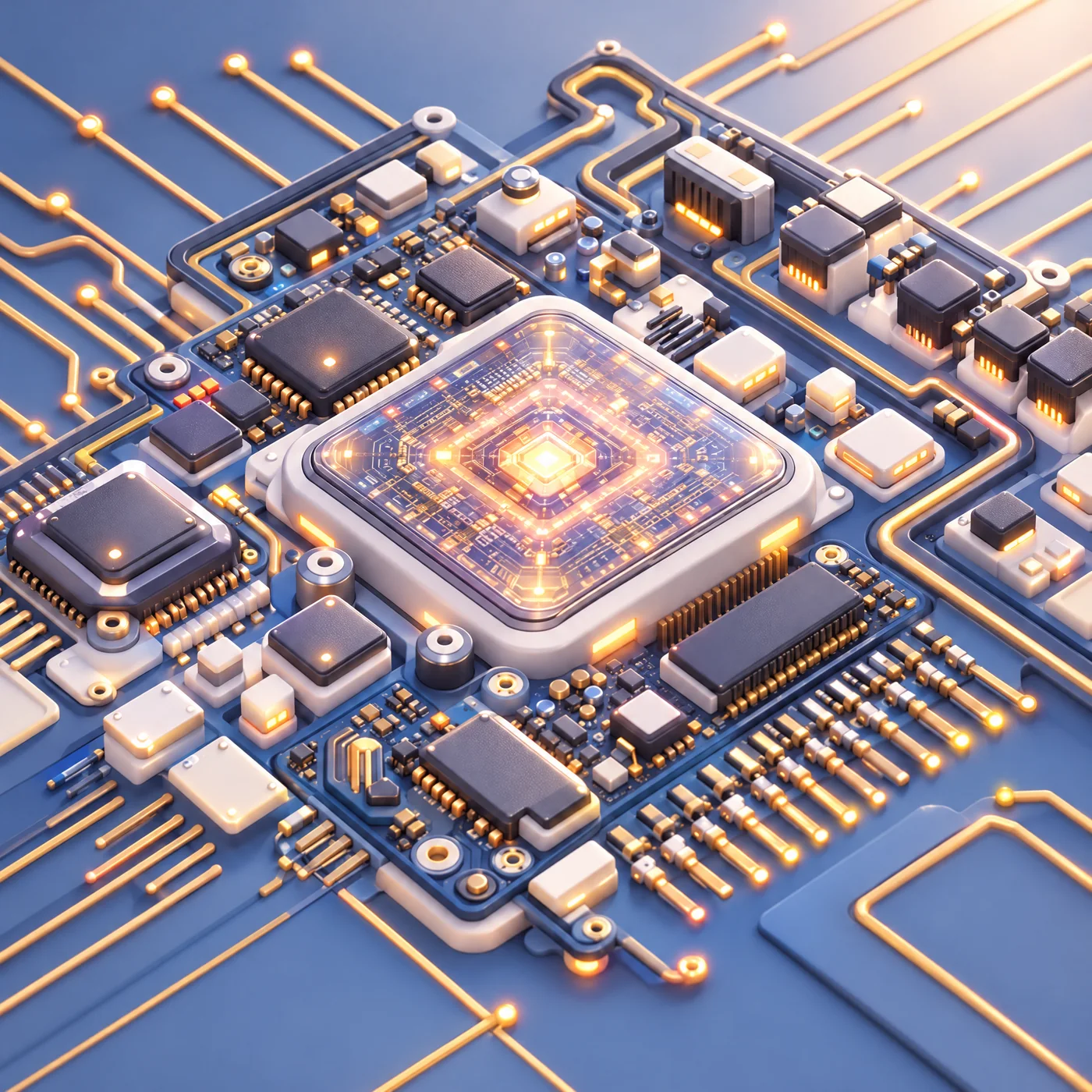 The chip: colour illustration