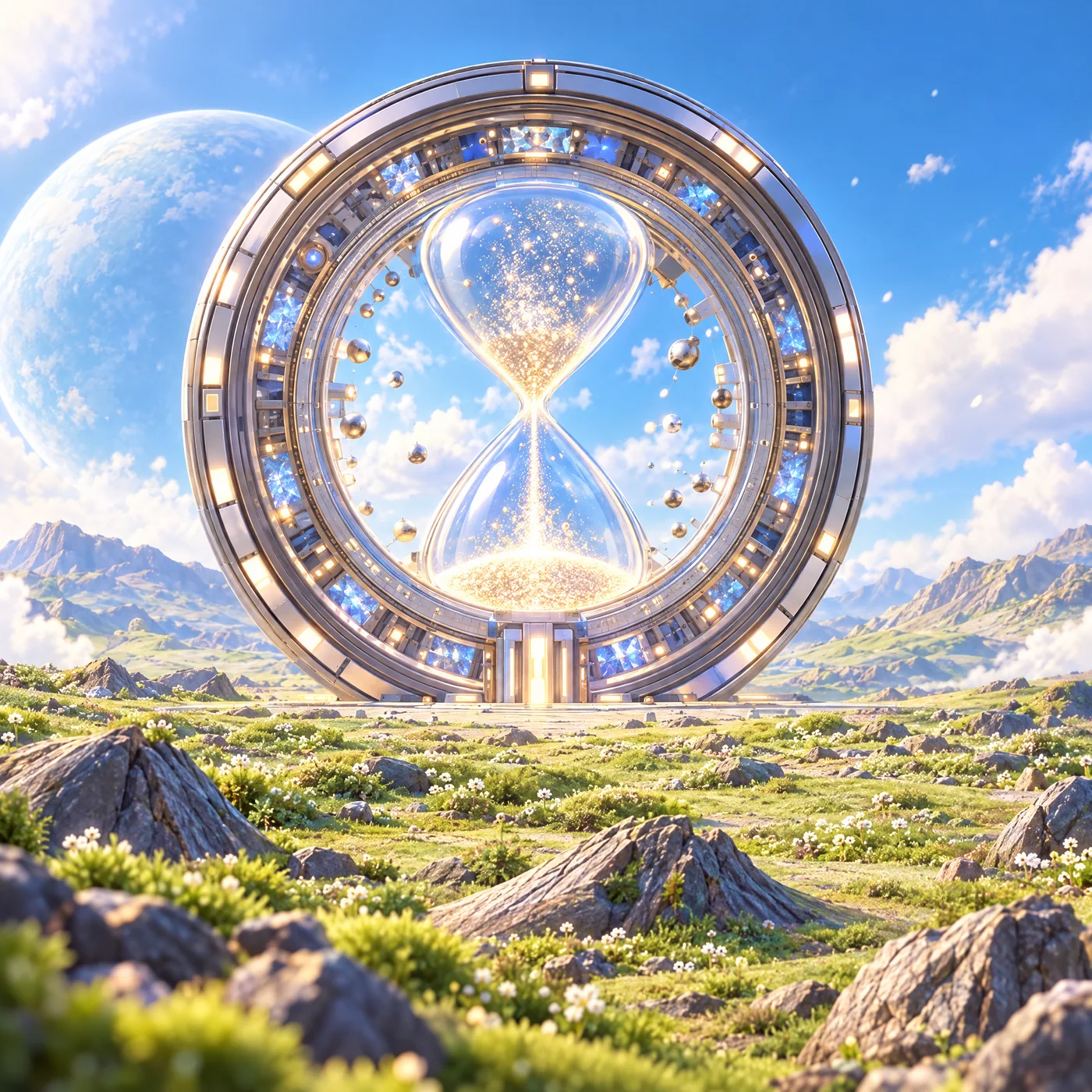The hourglass ring: colour illustration