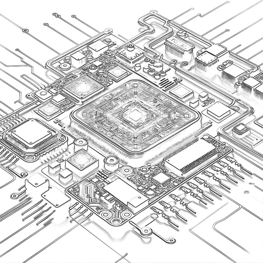 The chip: Tsuki's pencil sketch