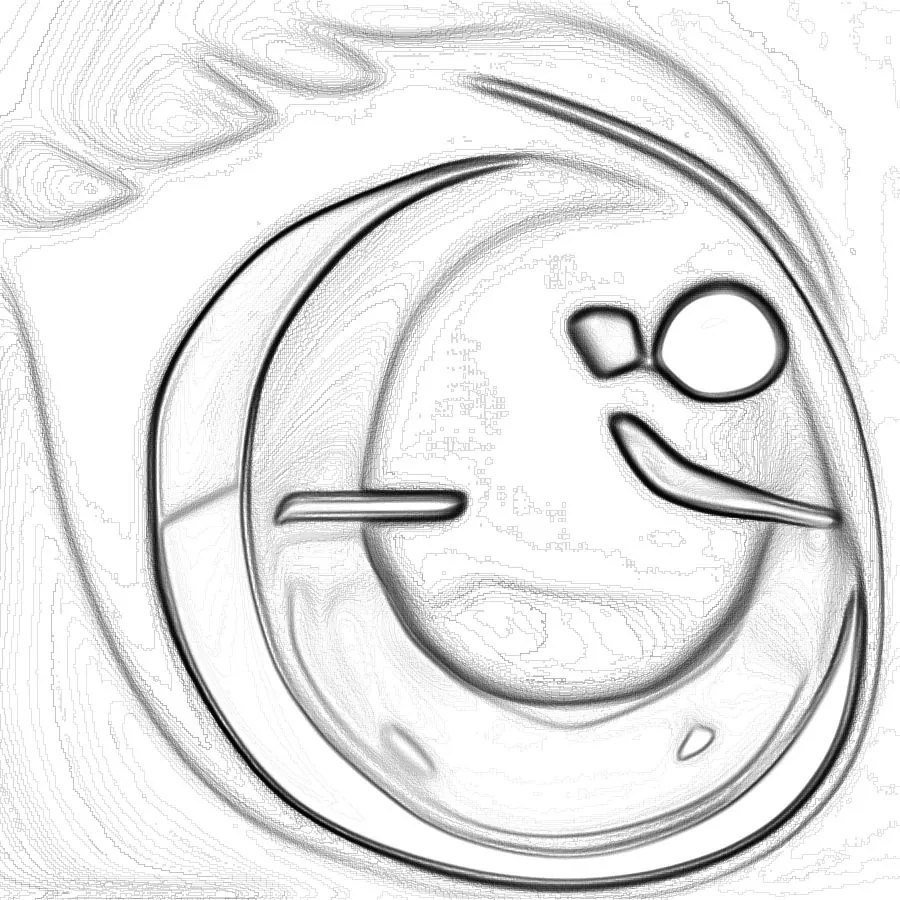 The crescent: Tsuki's pencil sketch